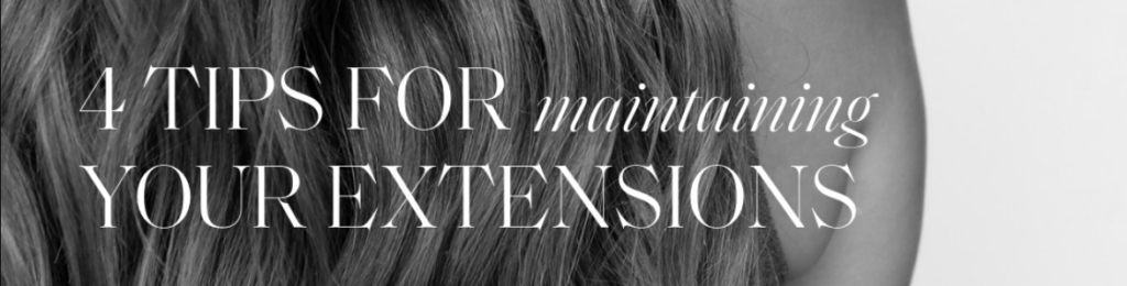 maintaining hair extensions